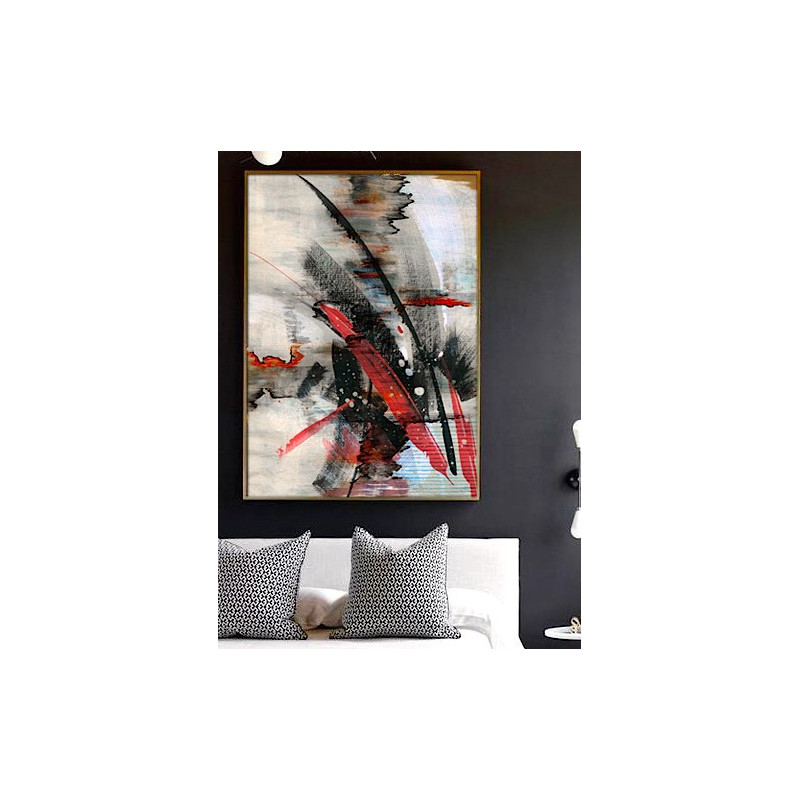 Toile "BURN IT " by KUNST