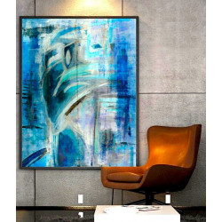 Toile "LE LANCEUR " by KUNST