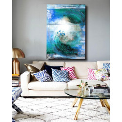 Toile "CRAZY WAVE " by KUNST