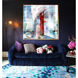 Toile "STANDING IN THE UNIVERSE" by KUNST