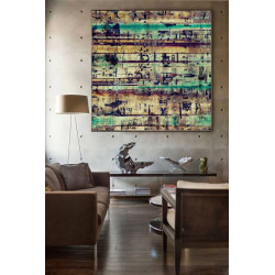 Toile "DISCOURS D'AUTOMNE" by KUNST