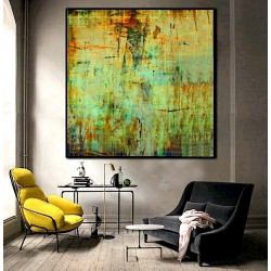 Toile "GREEN FOREST II" by KUNST