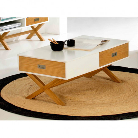 Table basse LIDIE Blanc Table basse LIDIE Blanc
