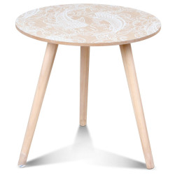 Table d'appoint OUCHAM Blanc