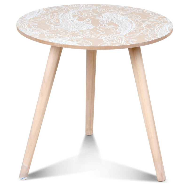 Table d'appoint OUCHAM Blanc