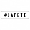 Boîte d'affichage lumineuse 32x9cm - 100 Lettres