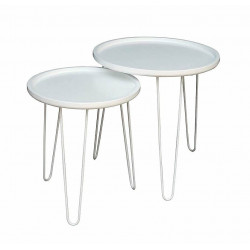 Duo de tables LIVE White