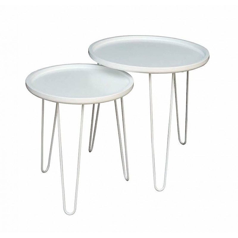 Duo de tables LIVE White