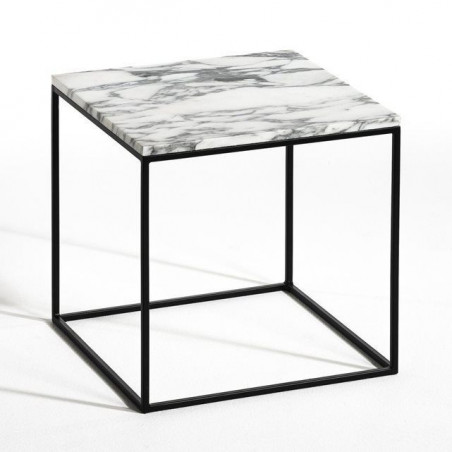 Table ou Chevet en Marbre blanc Carrare SQUIZZ Table ou Chevet en Marbre blanc Carrare SQUIZZ
