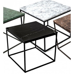 Table ou Chevet en Marbre blanc Carrare SQUIZZ