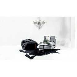 Table ou Chevet en Marbre blanc Carrare SQUIZZ
