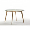 TABLE A MANGER CRISTAL RONDE