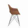Chaise SANTOS cuir Camel