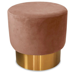 Tabouret YOAN Velours - Blush