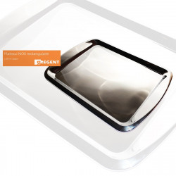 PLATEAU RECTANGULAIRE INOX GM by REGENT