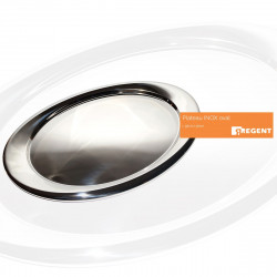 PLATEAU OVAL INOX  GM by REGENT