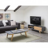 CANDY - Meuble TV Anthracite