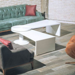 Table Basse MOSCOU - Blanc
