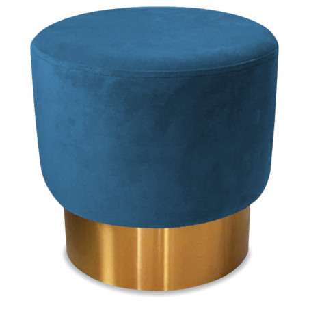 Tabouret YOAN Velours - Canard Tabouret YOAN Velours - Canard