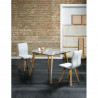TABLE A MANGER CRISTAL CARREE