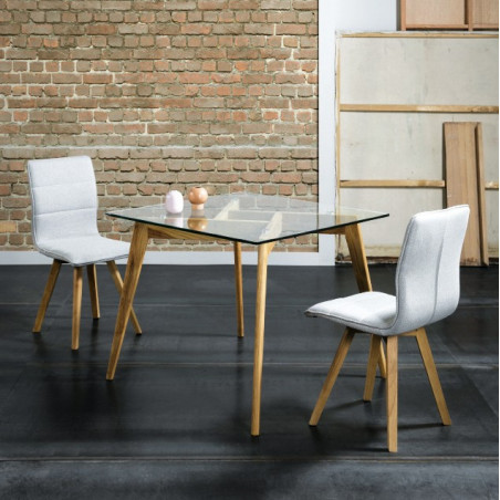 TABLE A MANGER CRISTAL CARREE TABLE A MANGER CRISTAL CARREE