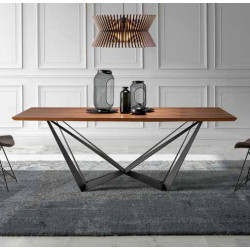 Table à manger PRETORIA - Noyer