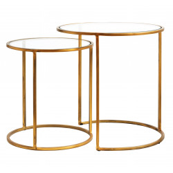 Duo de tables SUAVE GOLD