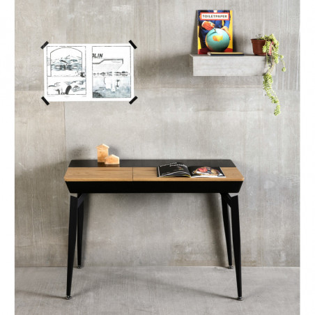 Bureau TRUDO Chêne / Black Bureau TRUDO Chêne / Black