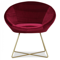 Fauteuil STUART - CHERRY RED