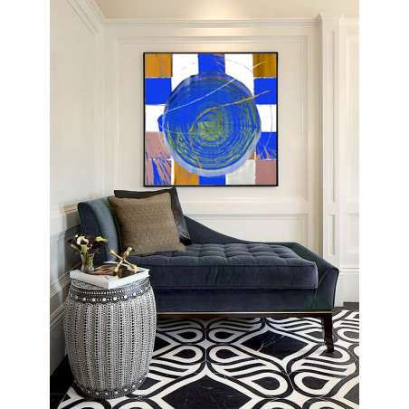 Toile "CRAZY BLUE" by KUNST Toile "CRAZY BLUE" by KUNST