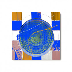 Toile "CRAZY BLUE" by KUNST