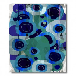 Toile "POP BLUE" by KUNST