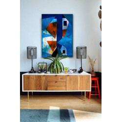 Toile "RUSTY HARMONY" by KUNST