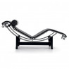 Chaise longue CORBU Cuir de Vachette noir