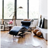 Chaise longue CORBU Cuir de Vachette noir
