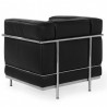 Grand Confort CORBU Cuir de Vachette Noir - 1 place