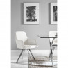 Fauteuil RIGA - Cuir Blanc