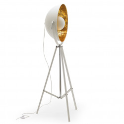 Lampadaire à poser MOON - Blanc & Or