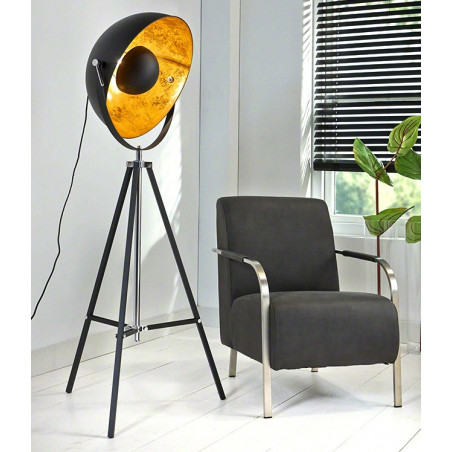 Lampadaire à poser MOON - Noir & Or Lampadaire à poser MOON - Noir & Or