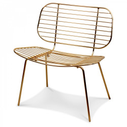 Fauteuil CHLOÉ - GOLD