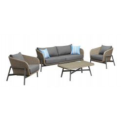 SALON 4 pièces outdoor JUMBO ( 3 + 1 + 1 + table basse)