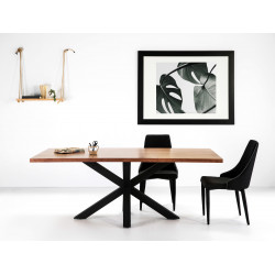 Table à manger PERLAS xL - Bois de noyer