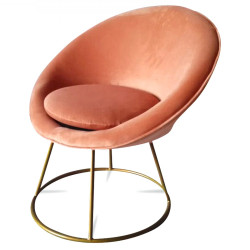 Fauteuil STUART - Round - Blush