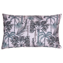 Coussin TROPICA - Toile de coton - Blush