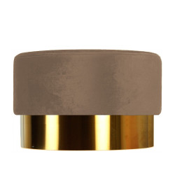 Tabouret YOAN xL Velours - Taupe