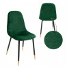 Chaise VUELA -  Velours Vert Emeraude