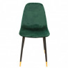 Chaise VUELA -  Velours Vert Emeraude