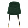 Chaise VUELA -  Velours Vert Emeraude