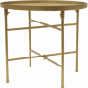 Duo de tables GLAMSTEEL - Noir & Or
