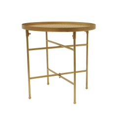Duo de tables GLAMSTEEL - Noir & Or